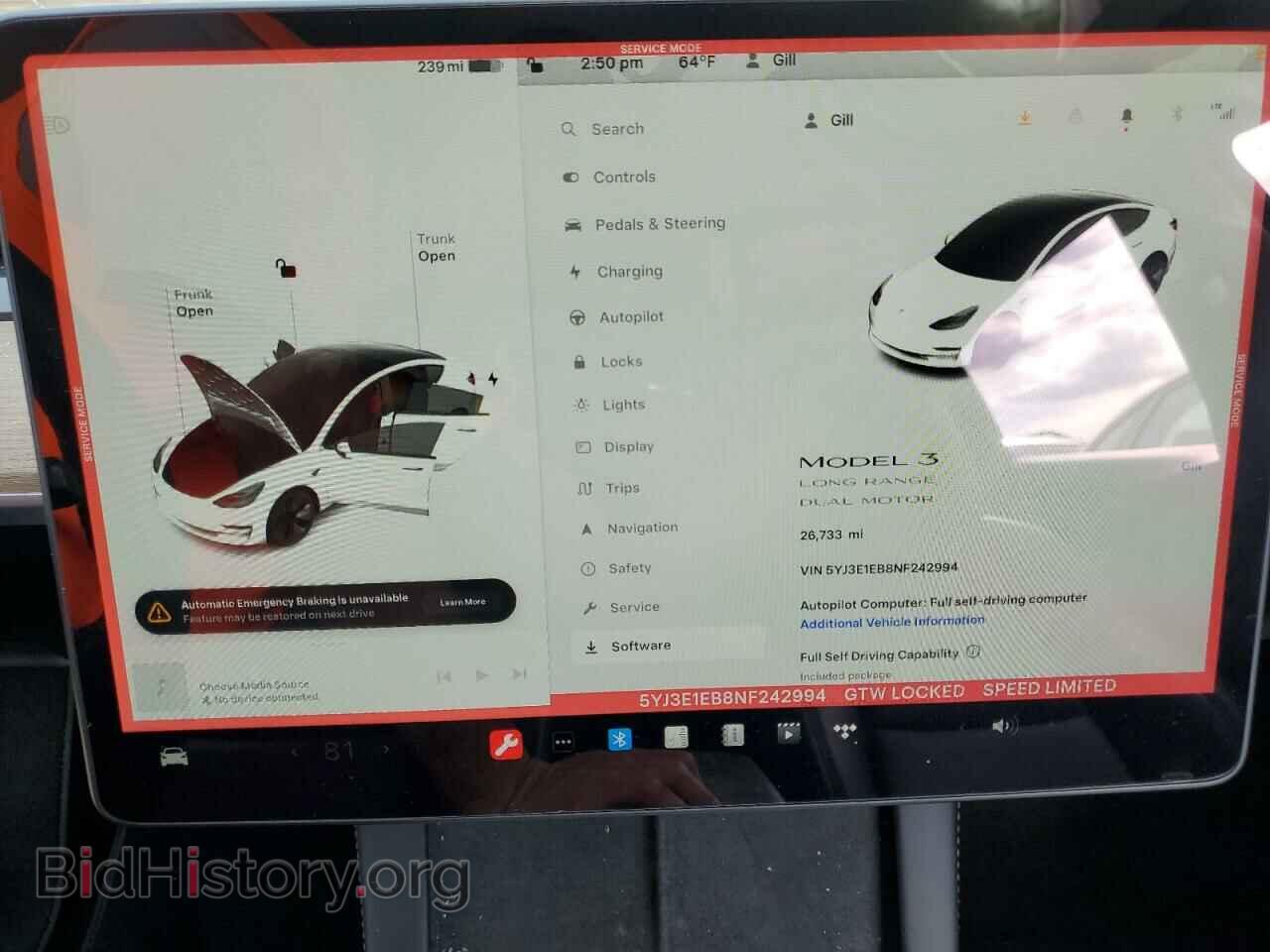 2022 TESLA MODEL 3 - VIN: 5YJ3E1EB8NF242994 - Фото 9