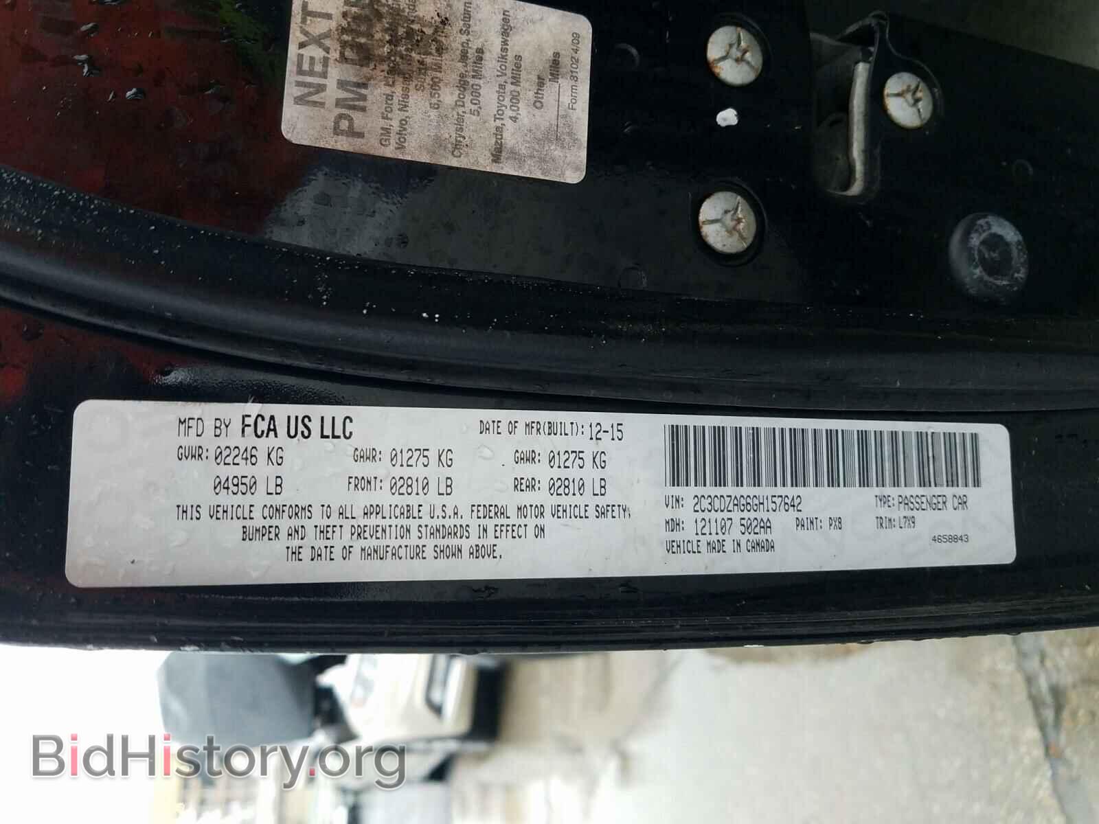 2016 DODGE CHALLENGER - VIN: 2C3CDZAG6GH157642 - Photo 10
