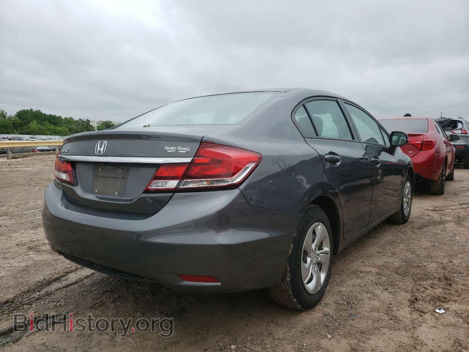 2013 HONDA CIVIC - VIN: 2HGFB2F56DH598374 - Фото 4