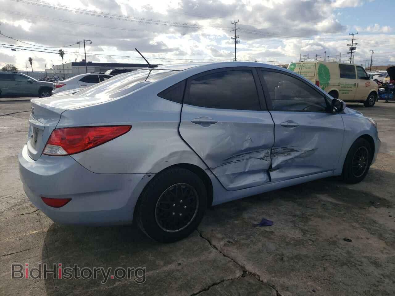 2014 HYUNDAI ACCENT - VIN: KMHCT4AE7EU627344 - Фото 3