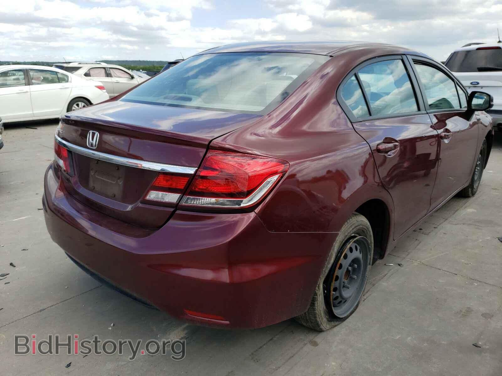 2013 HONDA CIVIC - VIN: 2HGFB2F57DH597007 - Фото 4