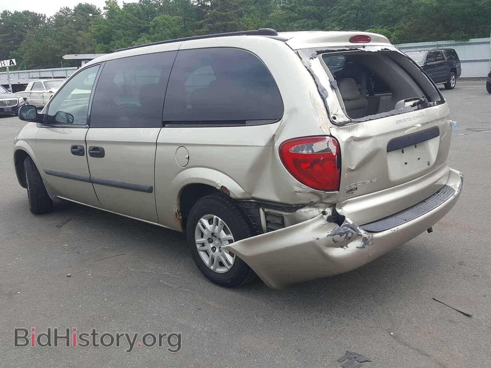 2005 DODGE CARAVAN - VIN: 1D4GP24RX5B291376 - Фото 3