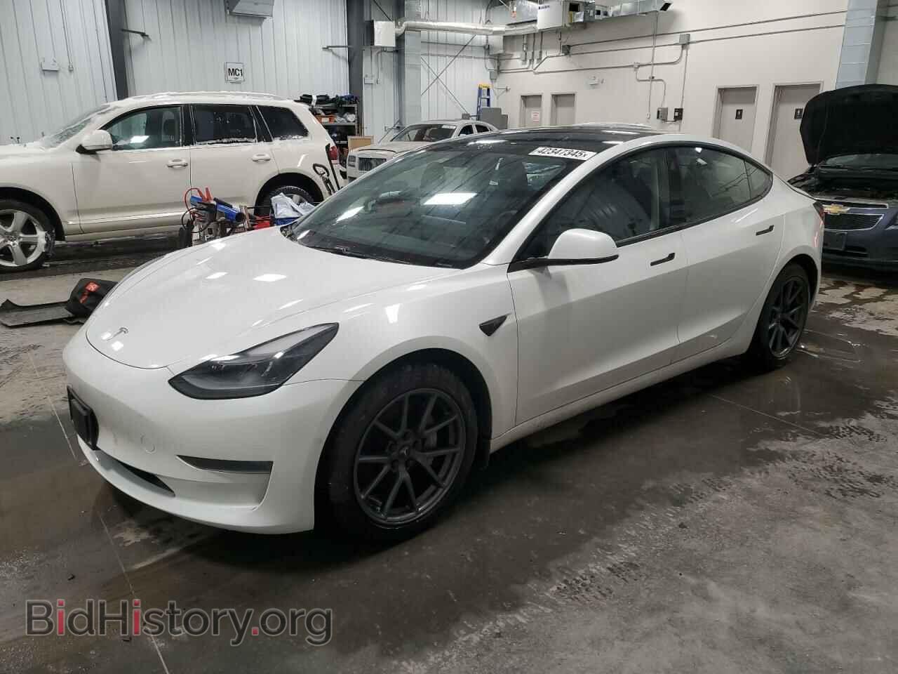 Photo 5YJ3E1EA5MF057985 - TESLA MODEL 3 2021