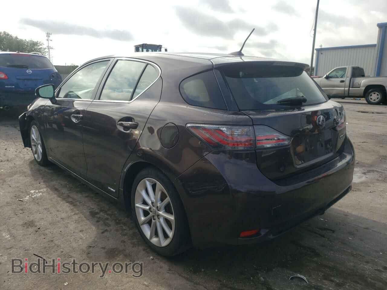 2012 LEXUS CT 200 - VIN: JTHKD5BHXC2118223 - Фото 3