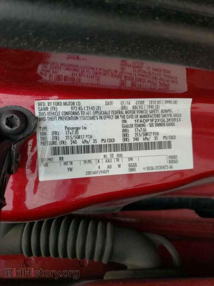 2016 FORD FOCUS - VIN: 1FADP3F2XGL360513 - Photo 10