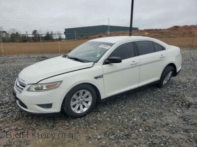 2012 Ford TAURUS SE, white — VIN 1FAHP2DW9CG125086, Copart