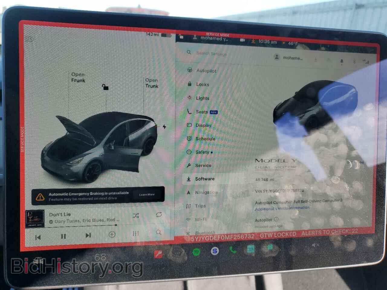 2021 TESLA MODEL Y - VIN: 5YJYGDEF0MF256732 - Фото 9