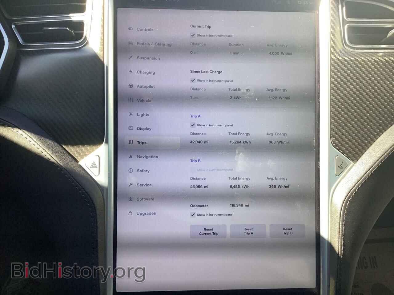 2014 TESLA MODEL S - VIN: 5YJSA1H16EFP60189 - Photo 8
