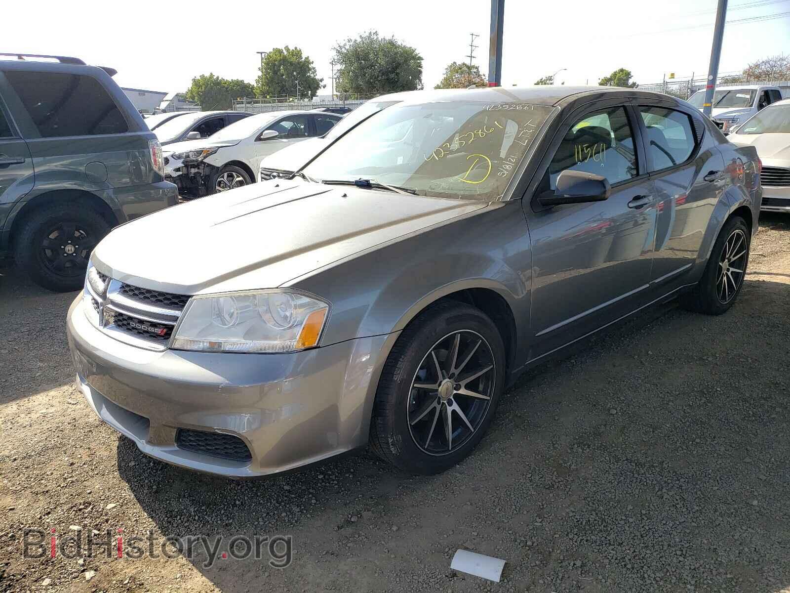 2012 DODGE AVENGER - VIN: 1C3CDZABXCN322193 - Фото 2
