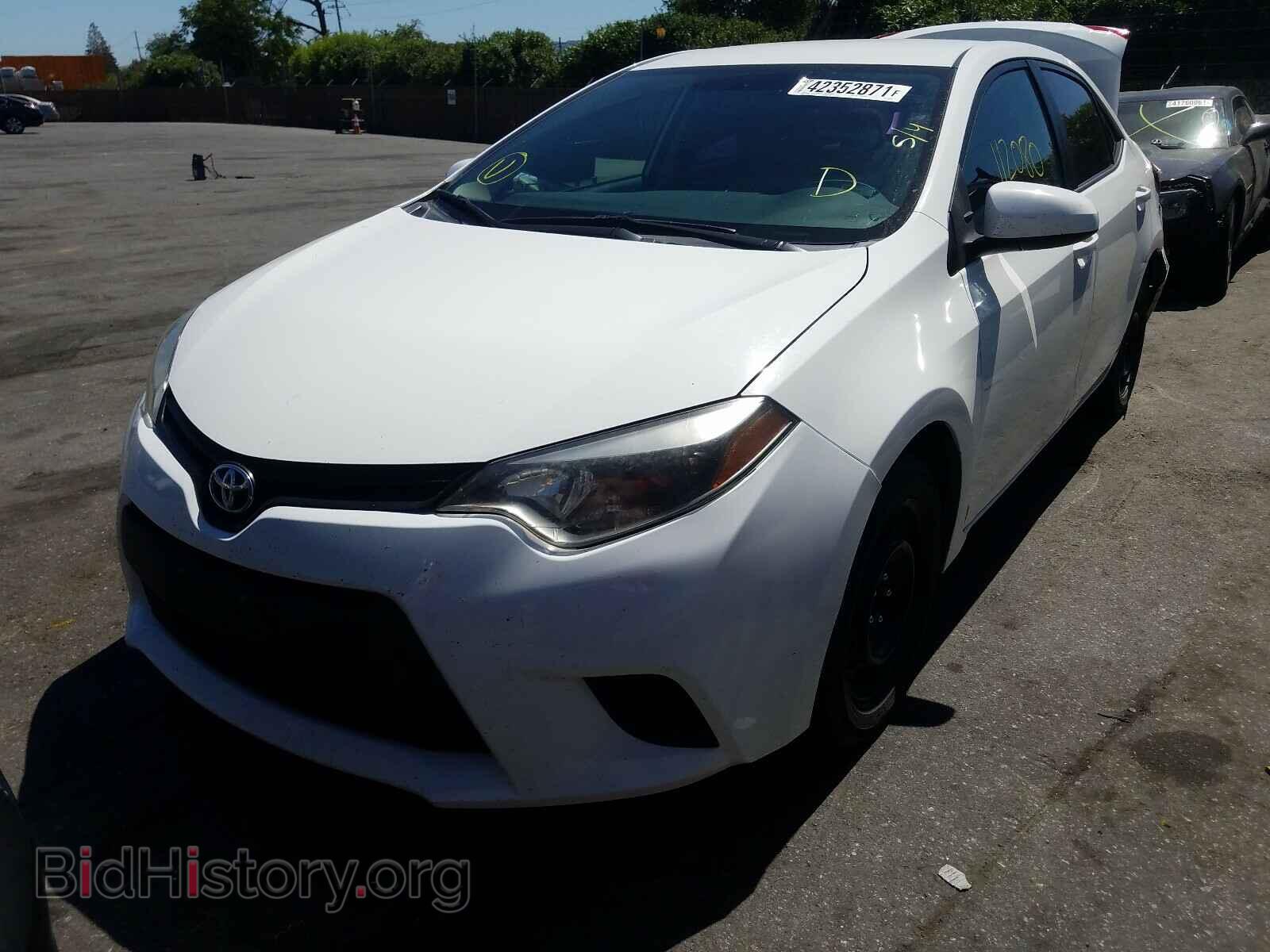 2014 TOYOTA COROLLA - VIN: 5YFBURHE9EP092837 - Фото 2