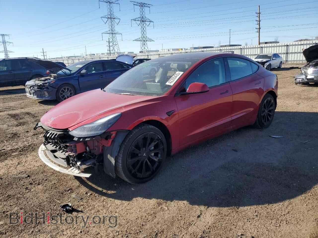 Фотография 5YJ3E1EA2NF185392 - TESLA MODEL 3 2022