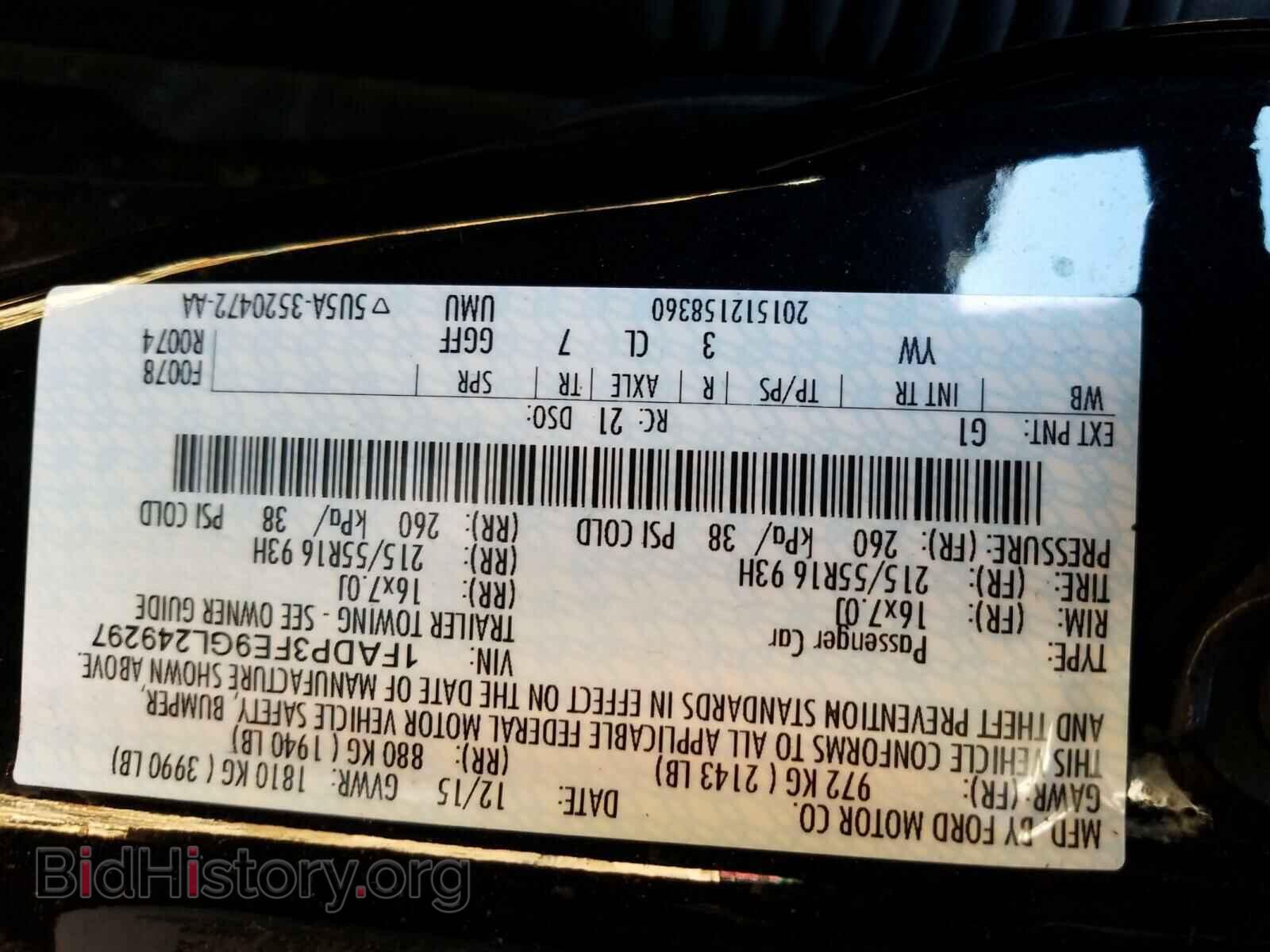 2016 FORD FOCUS - VIN: 1FADP3FE9GL249297 - Photo 10
