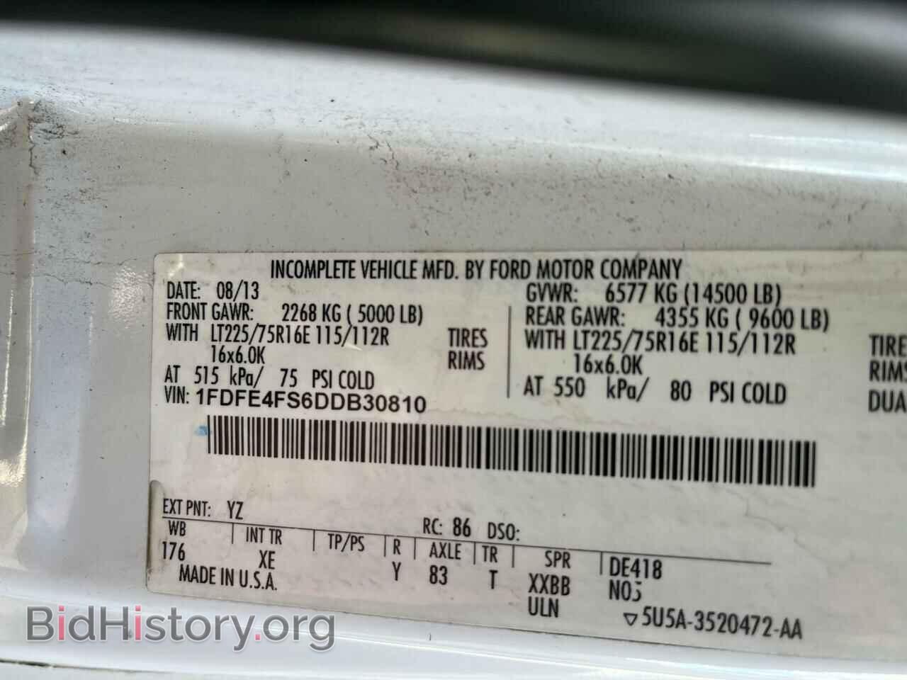2013 FORD ALL Models - VIN: 1FDFE4FS6DDB30810 - Фото 10