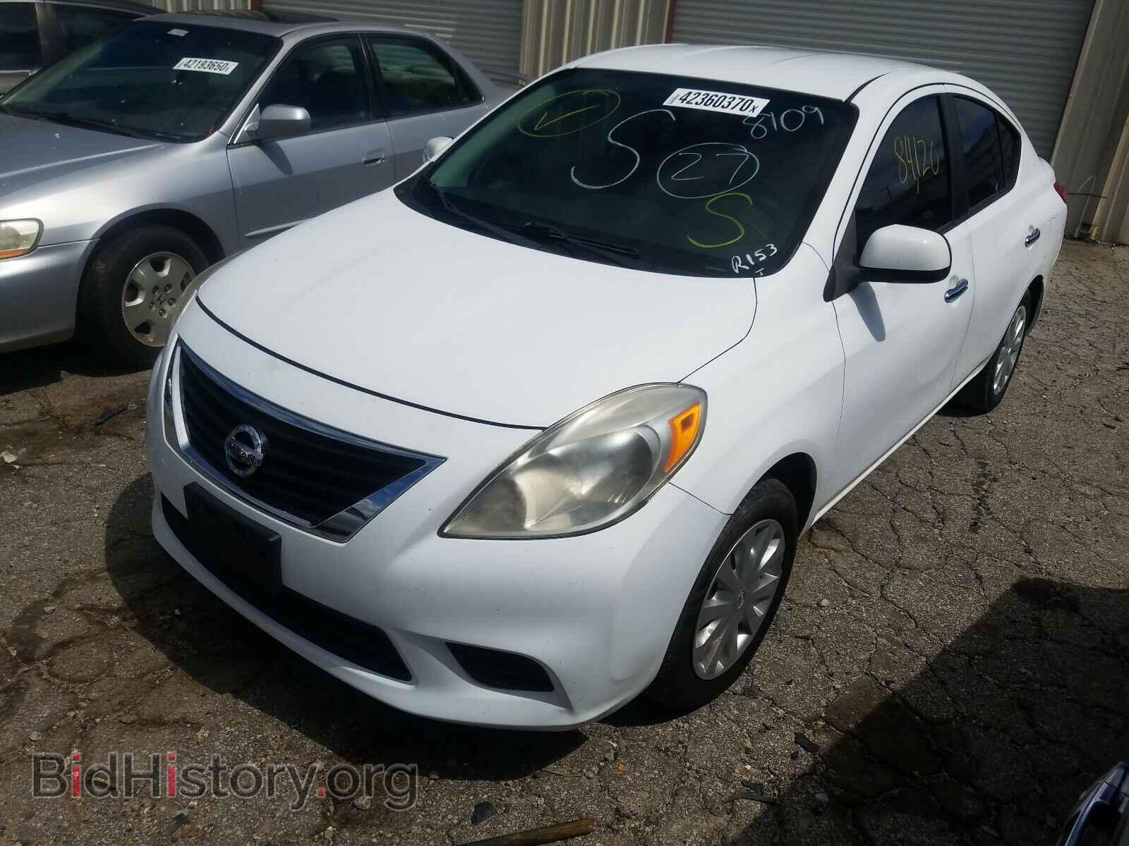 2012 NISSAN VERSA - VIN: 3N1CN7AP1CL848109 - Фото 2