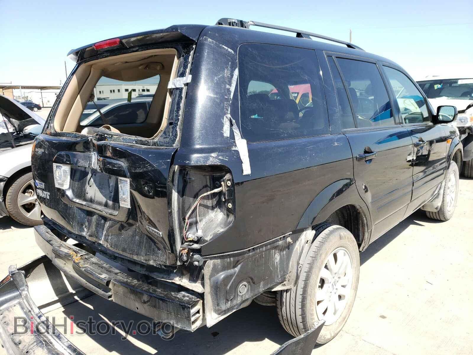 2008 HONDA PILOT - VIN: 5FNYF18548B051019 - Фото 4
