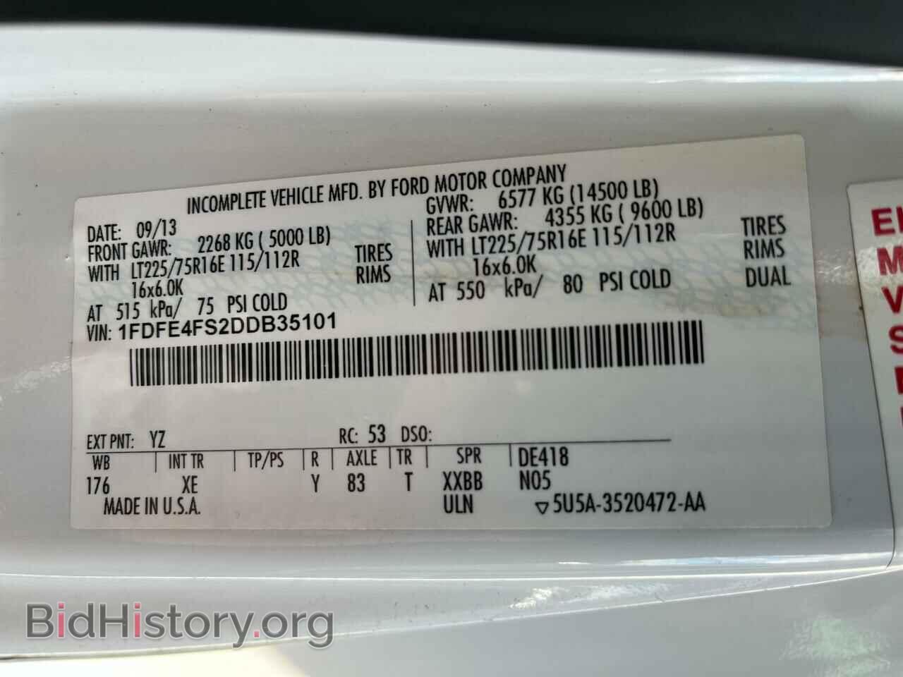 2013 FORD ALL Models - VIN: 1FDFE4FS2DDB35101 - Фото 10