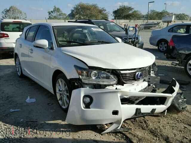 Photo JTHKD5BH6C2122477 - LEXUS CT 200 2012
