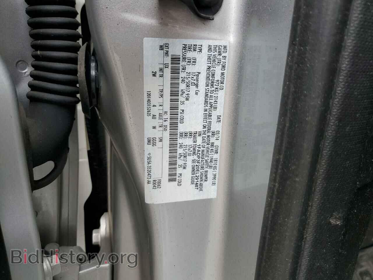 2014 FORD FOCUS - VIN: 1FADP3F20EL291487 - Photo 12