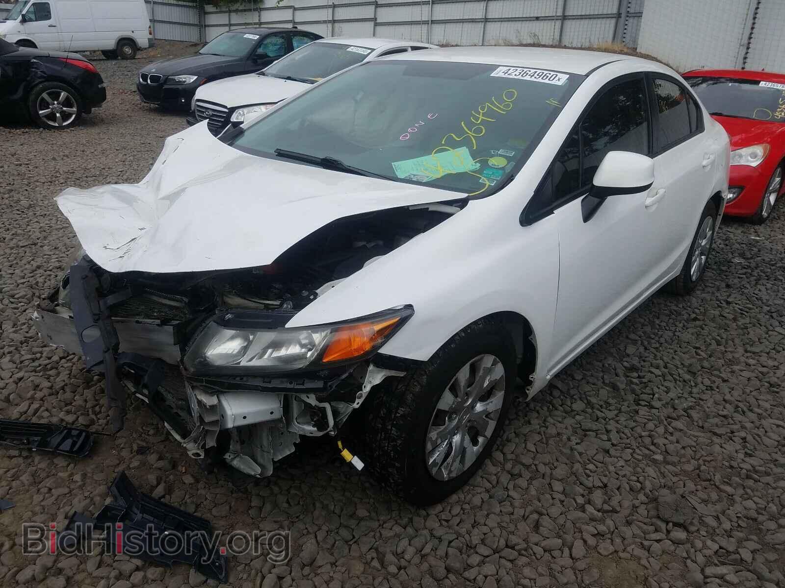 2012 HONDA CIVIC - VIN: 2HGFB2F56CH562067 - Фото 2