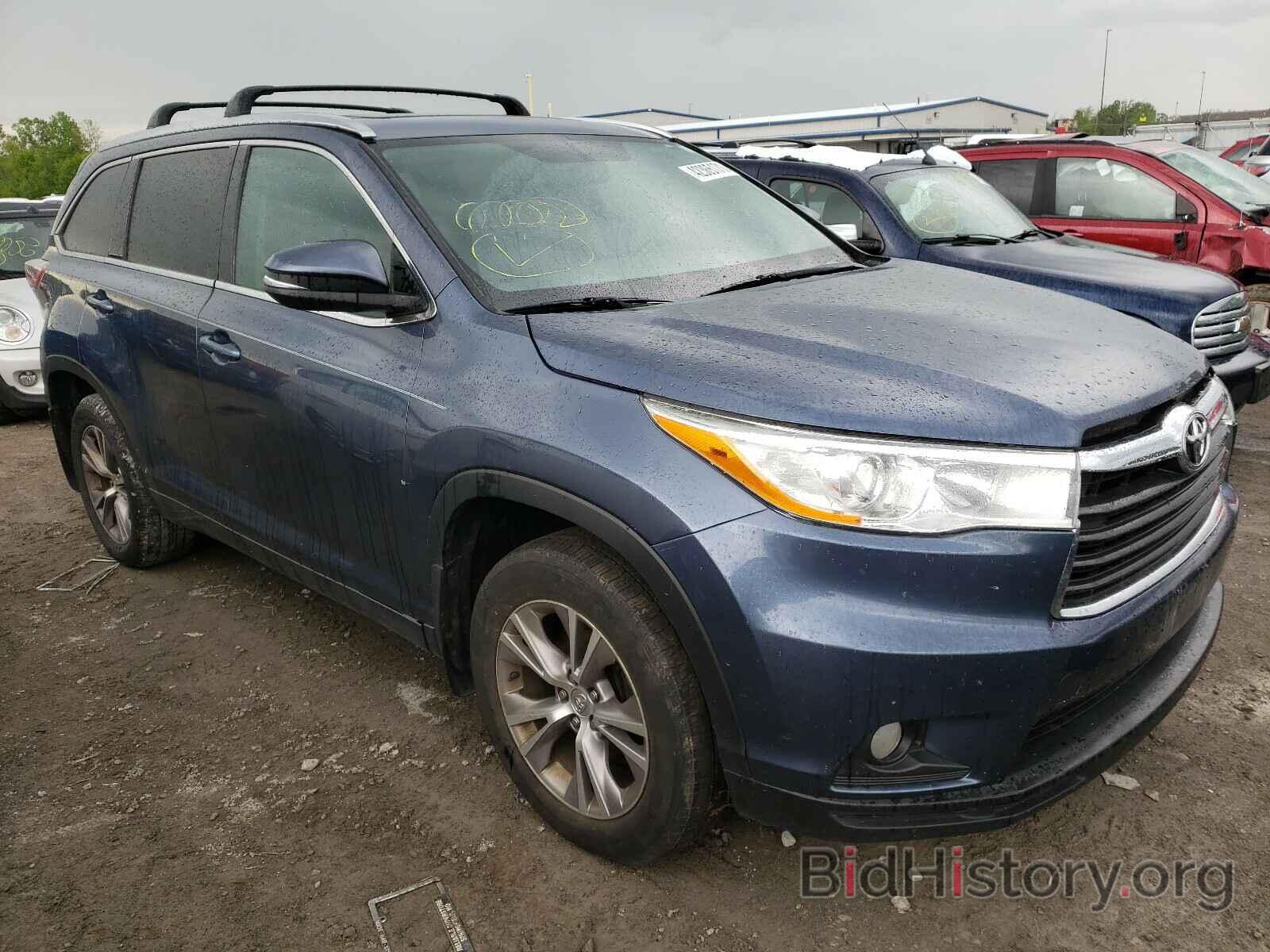 Photo 5TDJKRFH1ES014056 - TOYOTA HIGHLANDER 2014