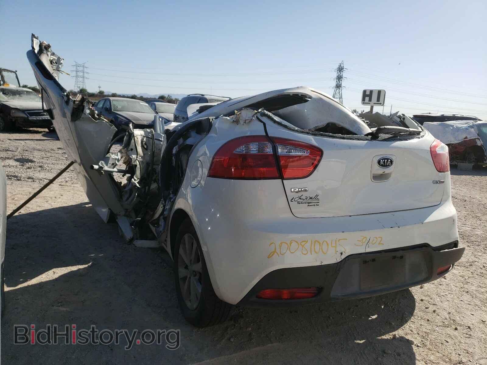 2013 KIA RIO - VIN: KNADN5A3XD6104861 - Фото 3