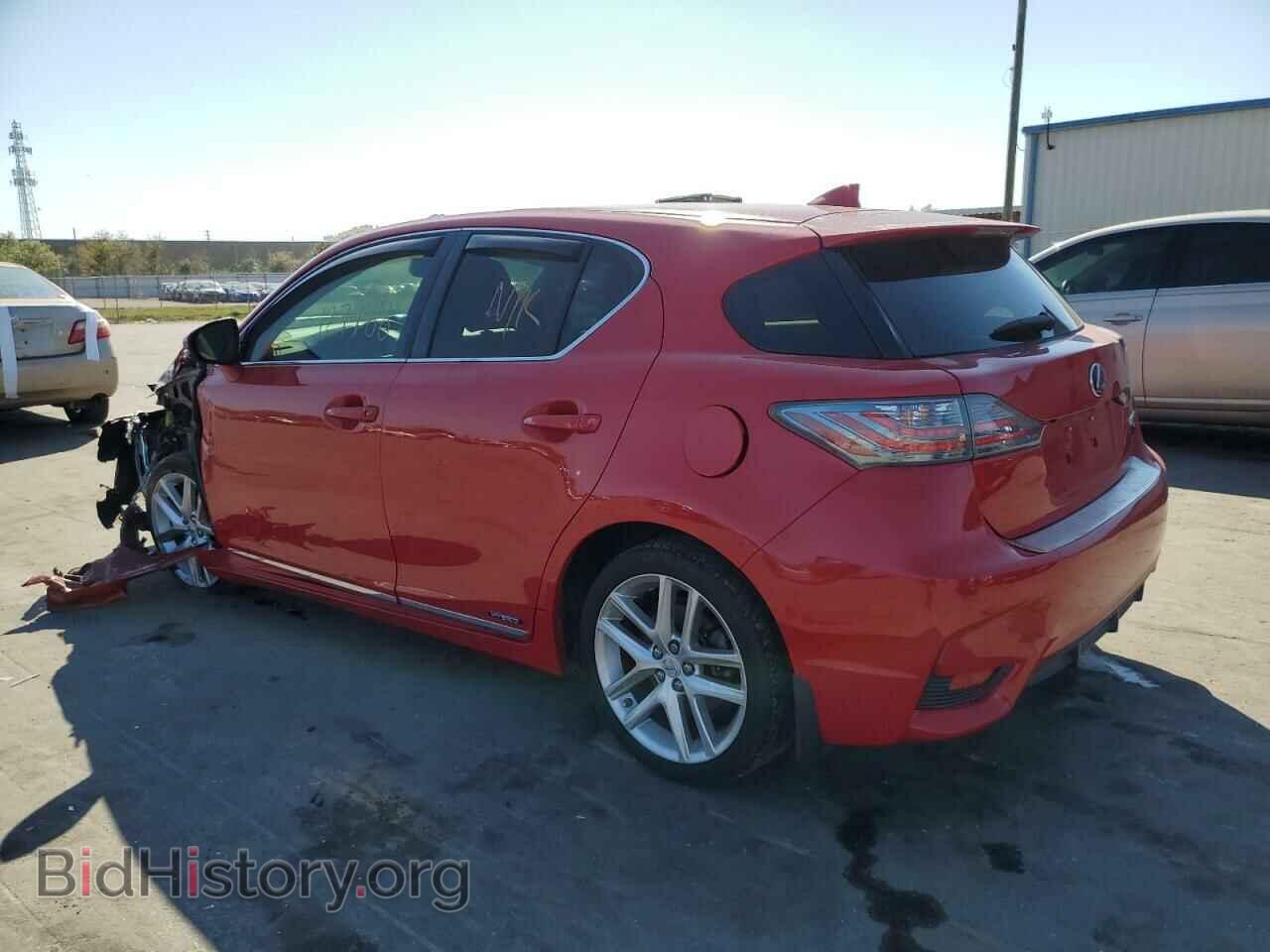 2014 LEXUS CT 200 - VIN: JTHKD5BH7E2199295 - Фото 2