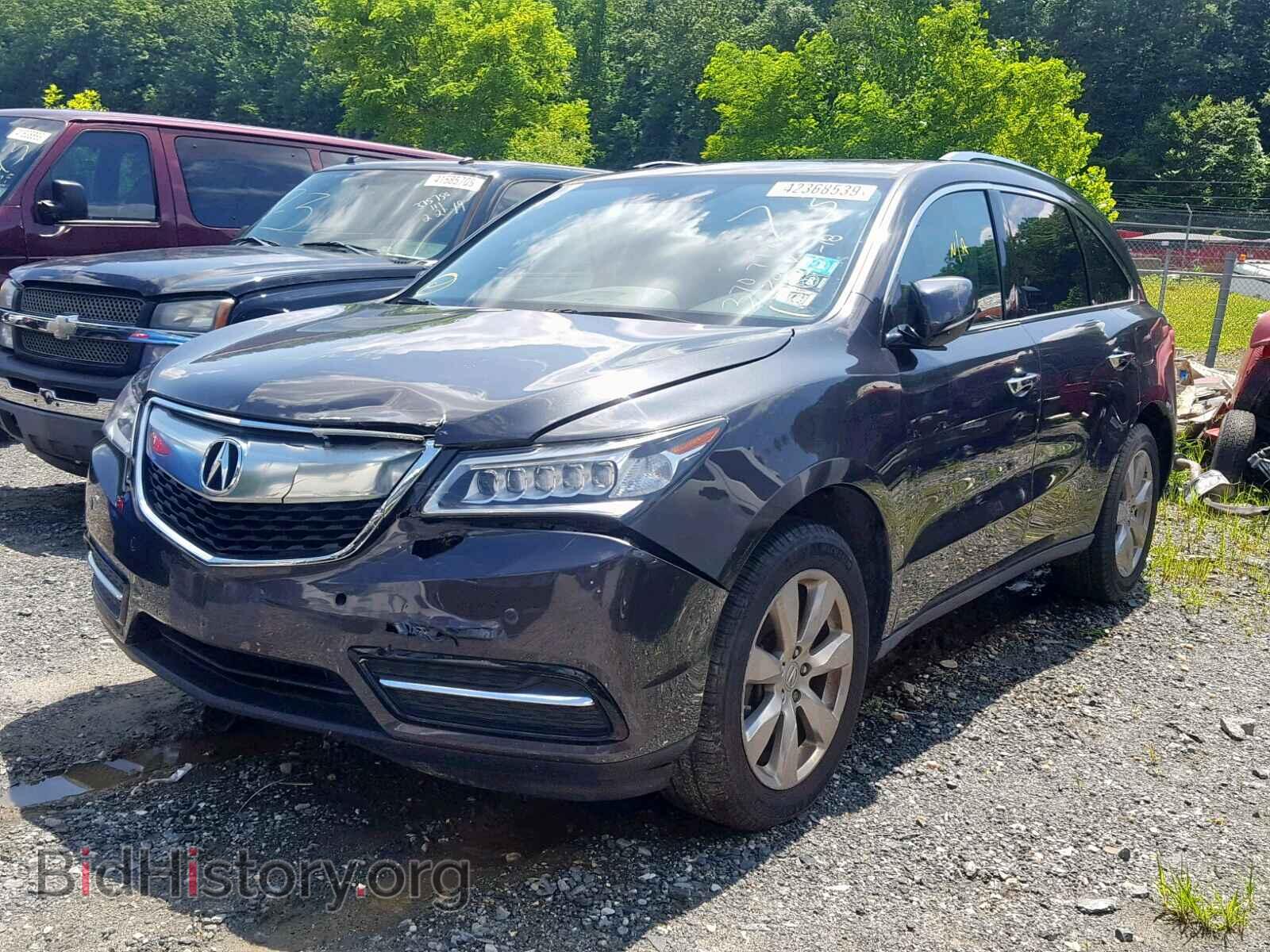 2014 ACURA MDX ADVANC - VIN: 5FRYD3H87EB005254 - Фото 2