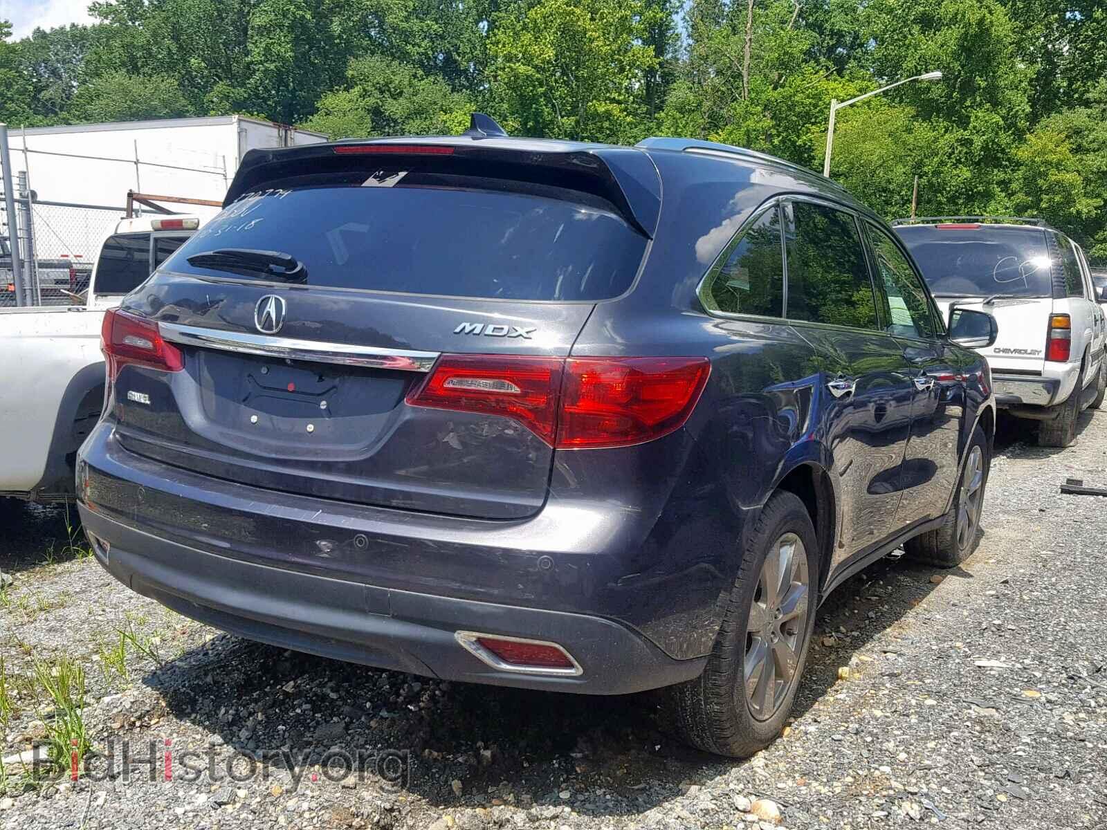 2014 ACURA MDX ADVANC - VIN: 5FRYD3H87EB005254 - Фото 4