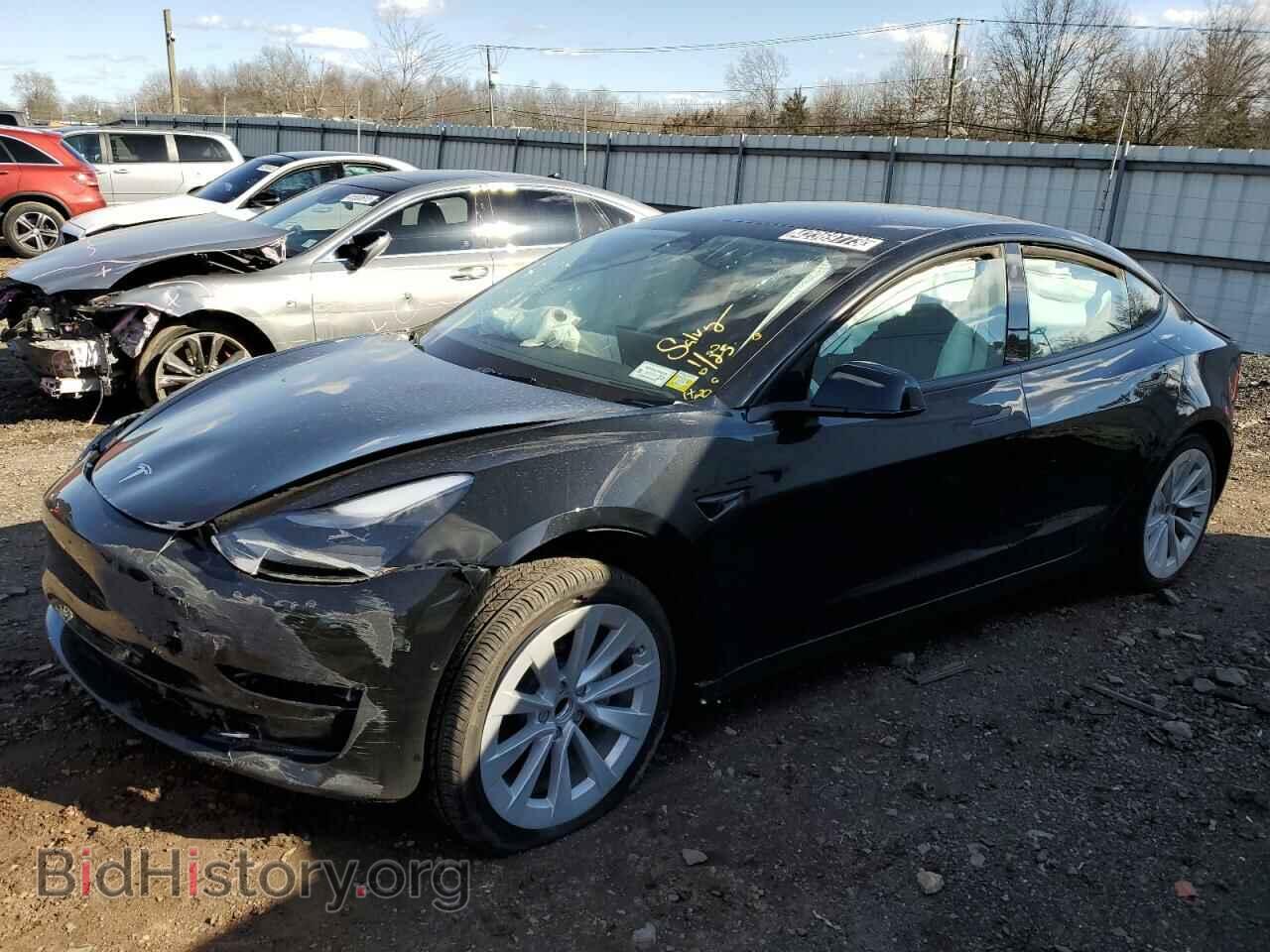 Photo 5YJ3E1EA2NF372440 - TESLA MODEL 3 2022