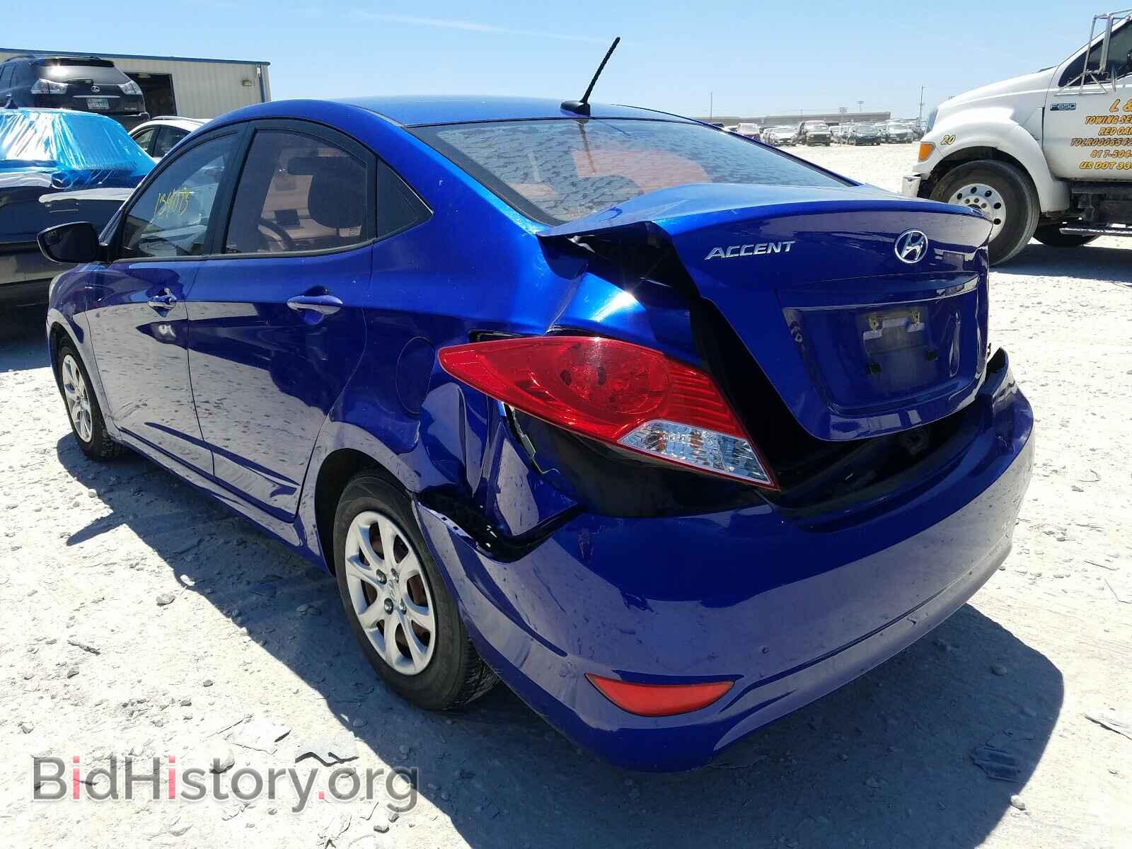 2014 HYUNDAI ACCENT - VIN: KMHCT4AE7EU628445 - Фото 3