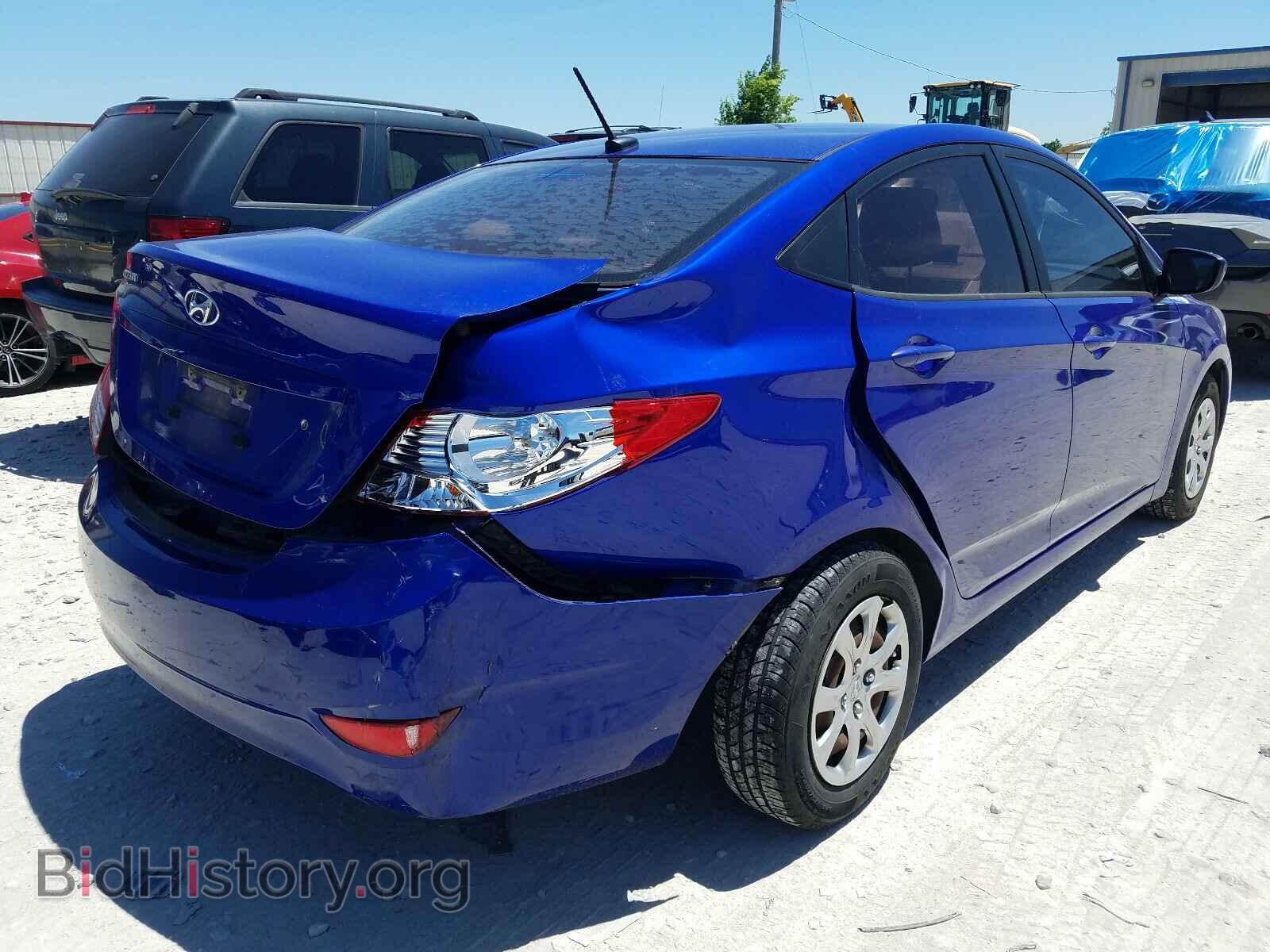 2014 HYUNDAI ACCENT - VIN: KMHCT4AE7EU628445 - Фото 4
