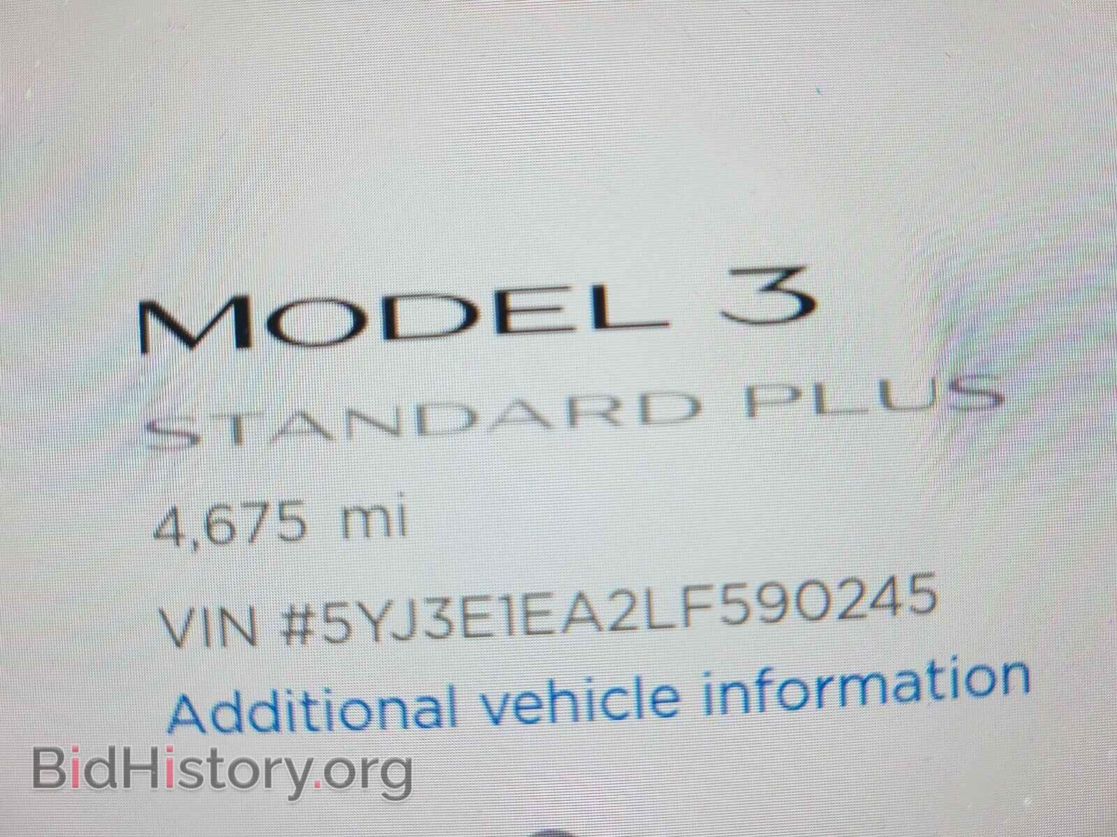 2020 TESLA MODEL 3 - VIN: 5YJ3E1EA2LF590245 - Фото 8