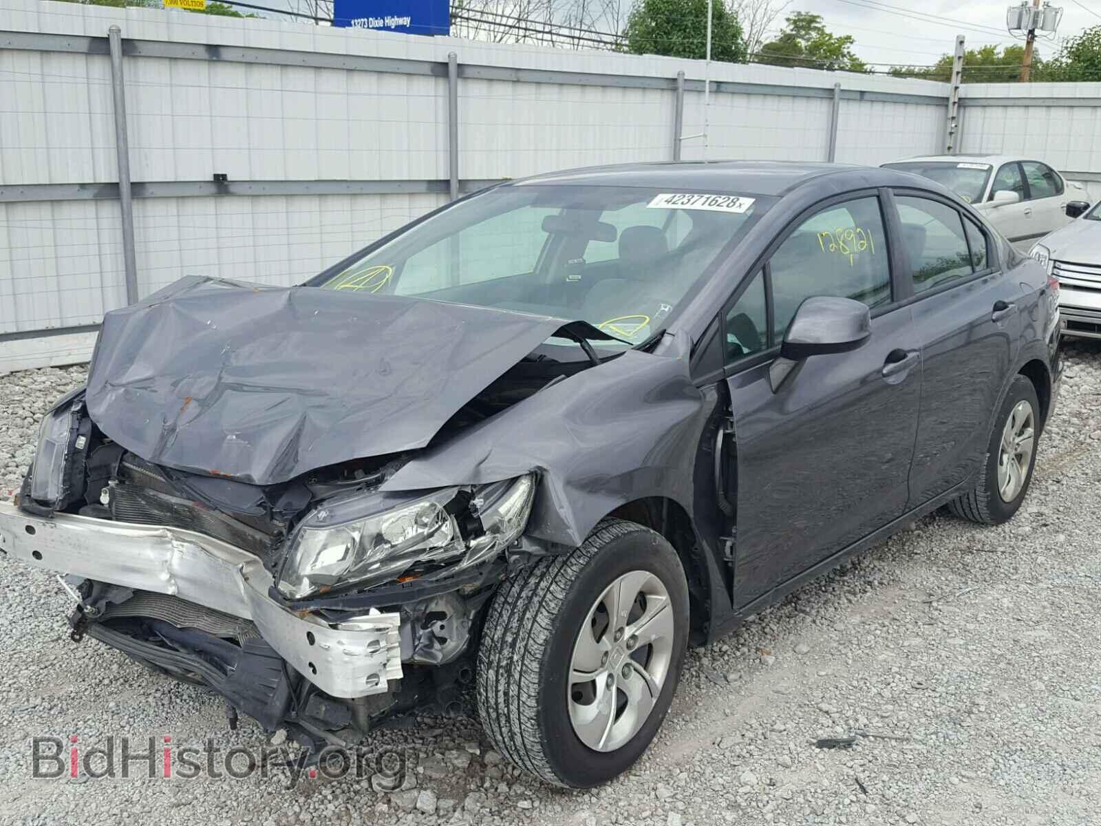 2013 HONDA CIVIC LX - VIN: 19XFB2F55DE013164 - Фото 2
