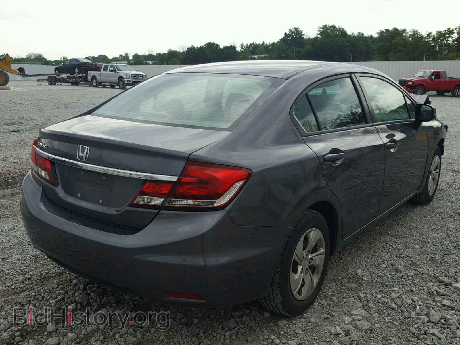 2013 HONDA CIVIC LX - VIN: 19XFB2F55DE013164 - Фото 4