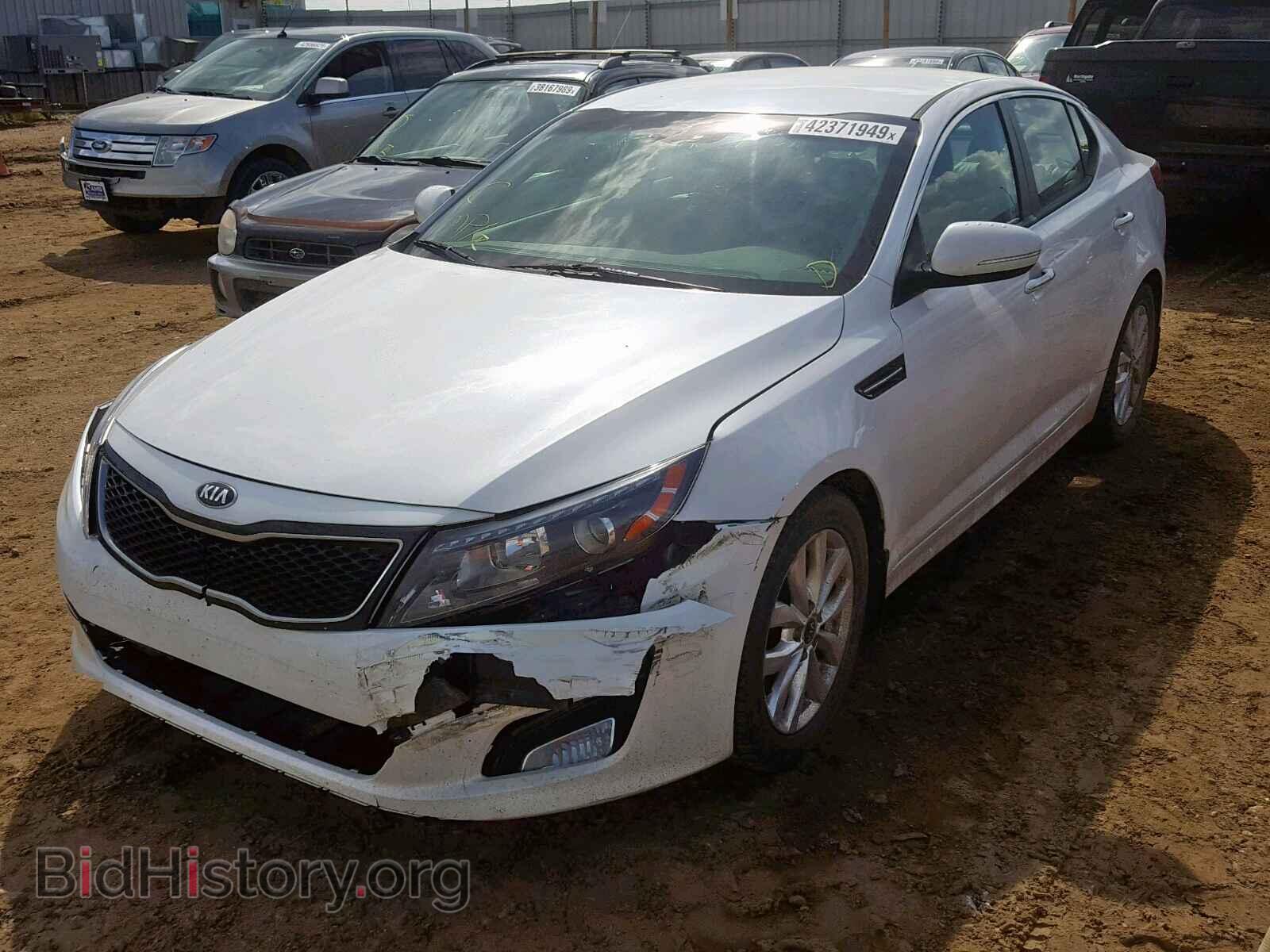2015 KIA OPTIMA EX - VIN: KNAGN4A79F5643281 - Фото 2