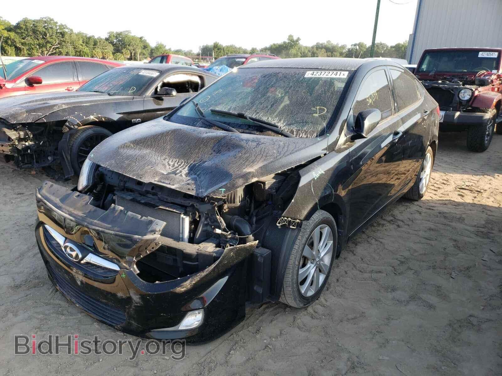 2012 HYUNDAI ACCENT - VIN: KMHCU4AE6CU260057 - Фото 2