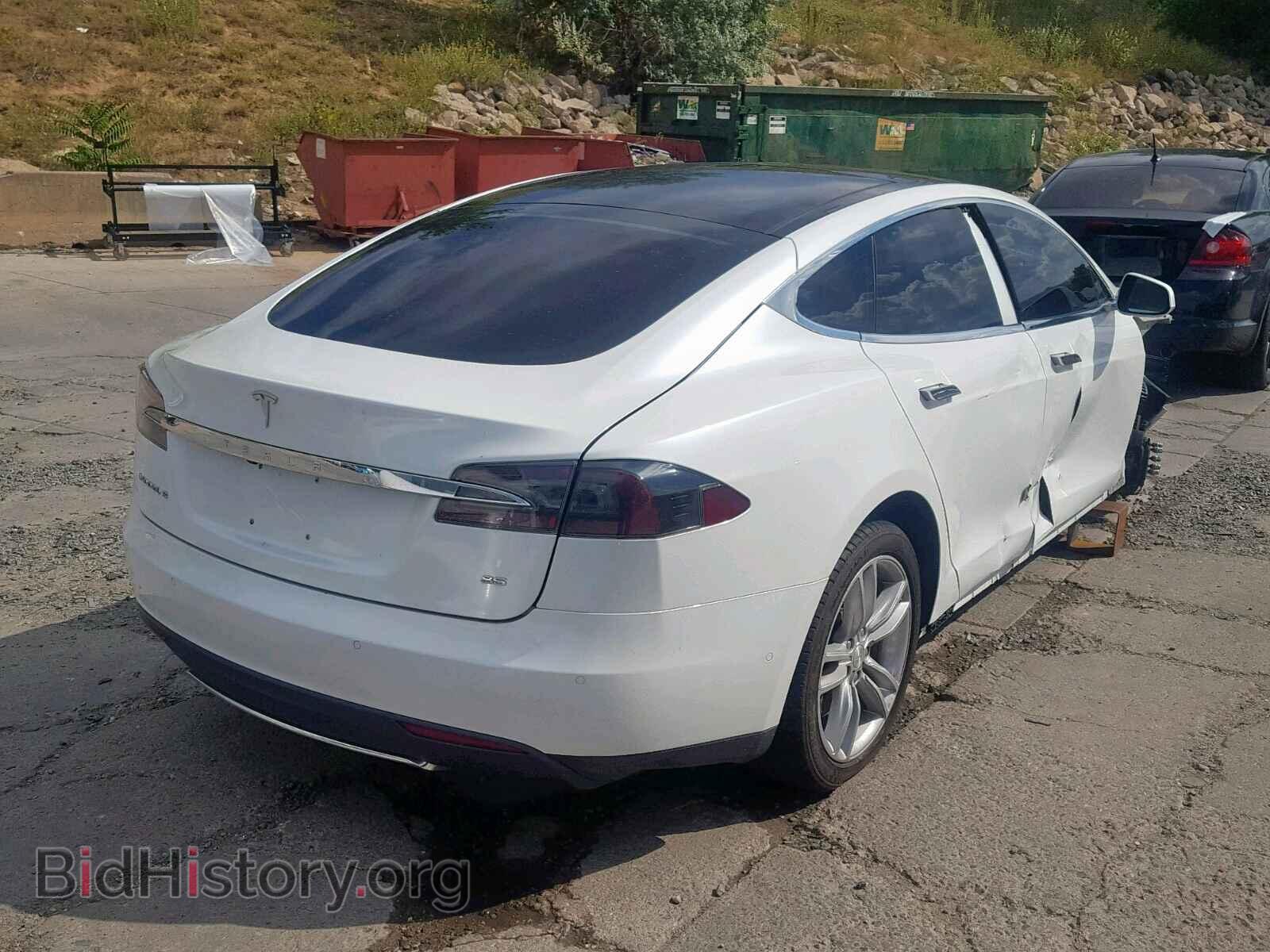 2014 TESLA MODEL S - VIN: 5YJSA1H11EFP61797 - Photo 4