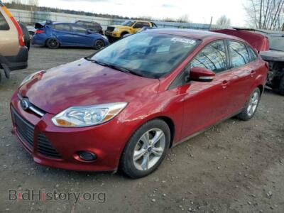 2014 Ford FOCUS Focus SE, красный — VIN 1FADP3F25EL333880, Copart
