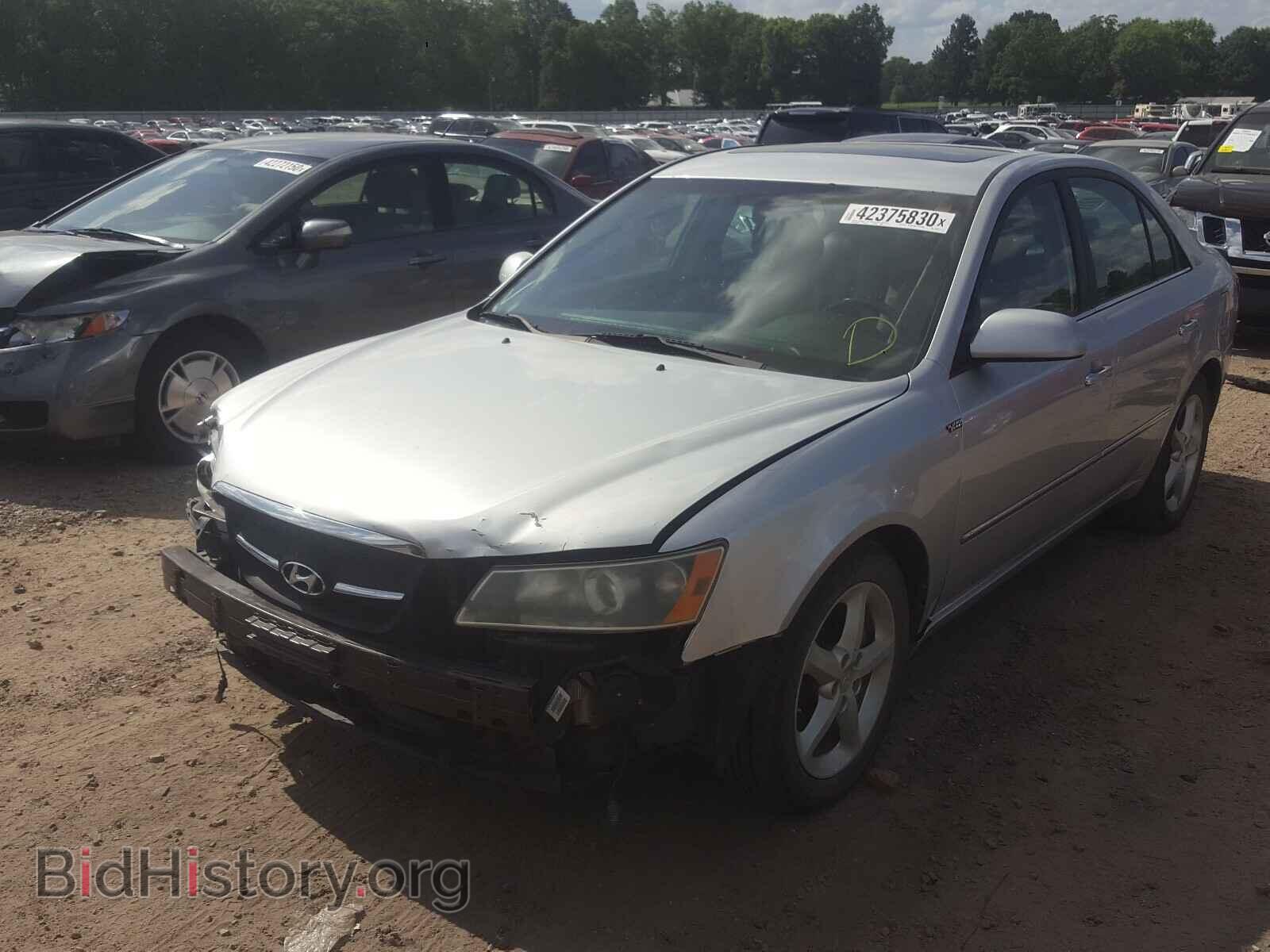 2007 HYUNDAI SONATA - VIN: 5NPEU46F37H267921 - Фото 2