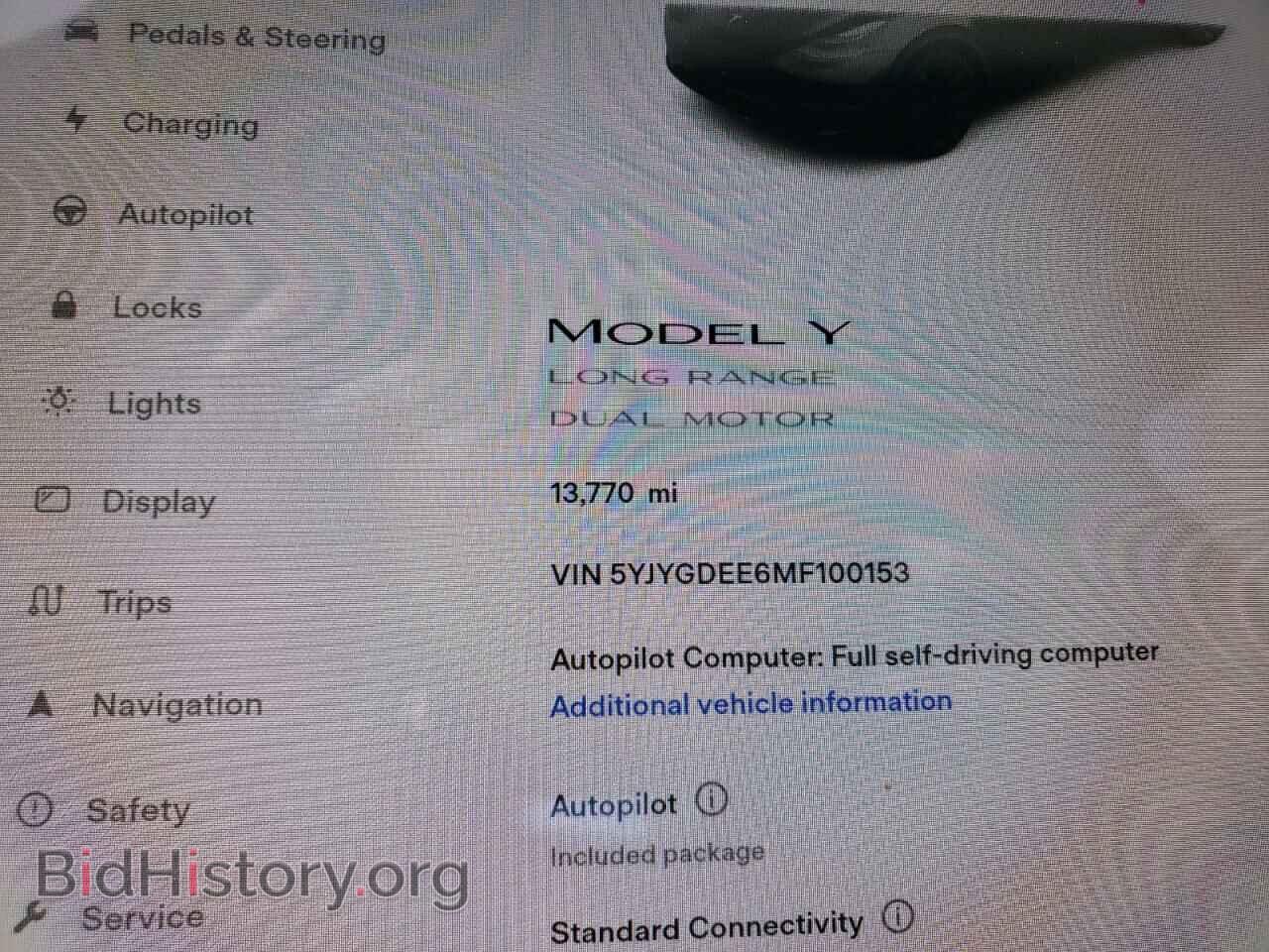 2021 TESLA MODEL Y - VIN: 5YJYGDEE6MF100153 - Фото 9
