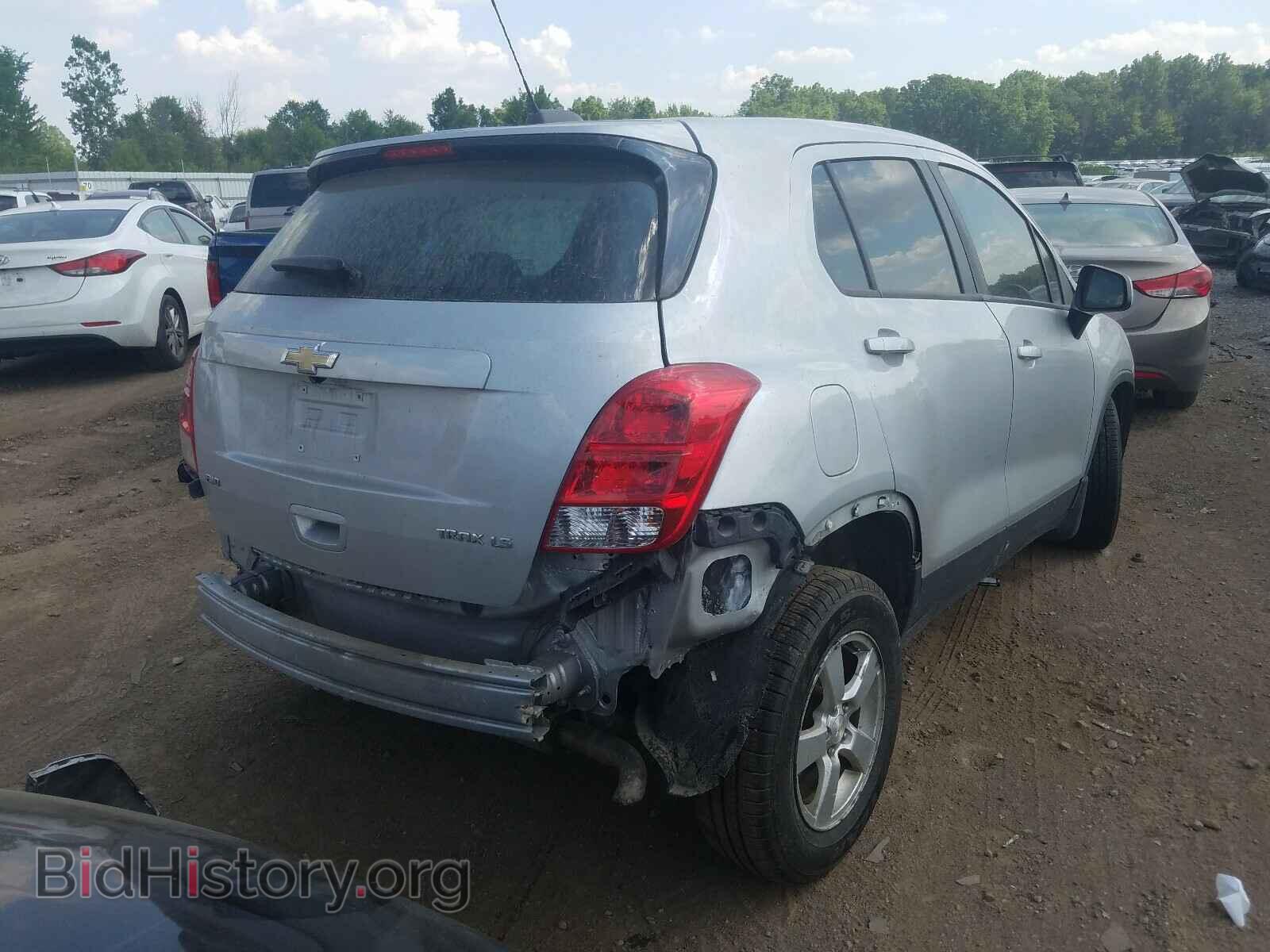 2015 CHEVROLET TRAX - VIN: 3GNCJPSB5FL239211 - Фото 4