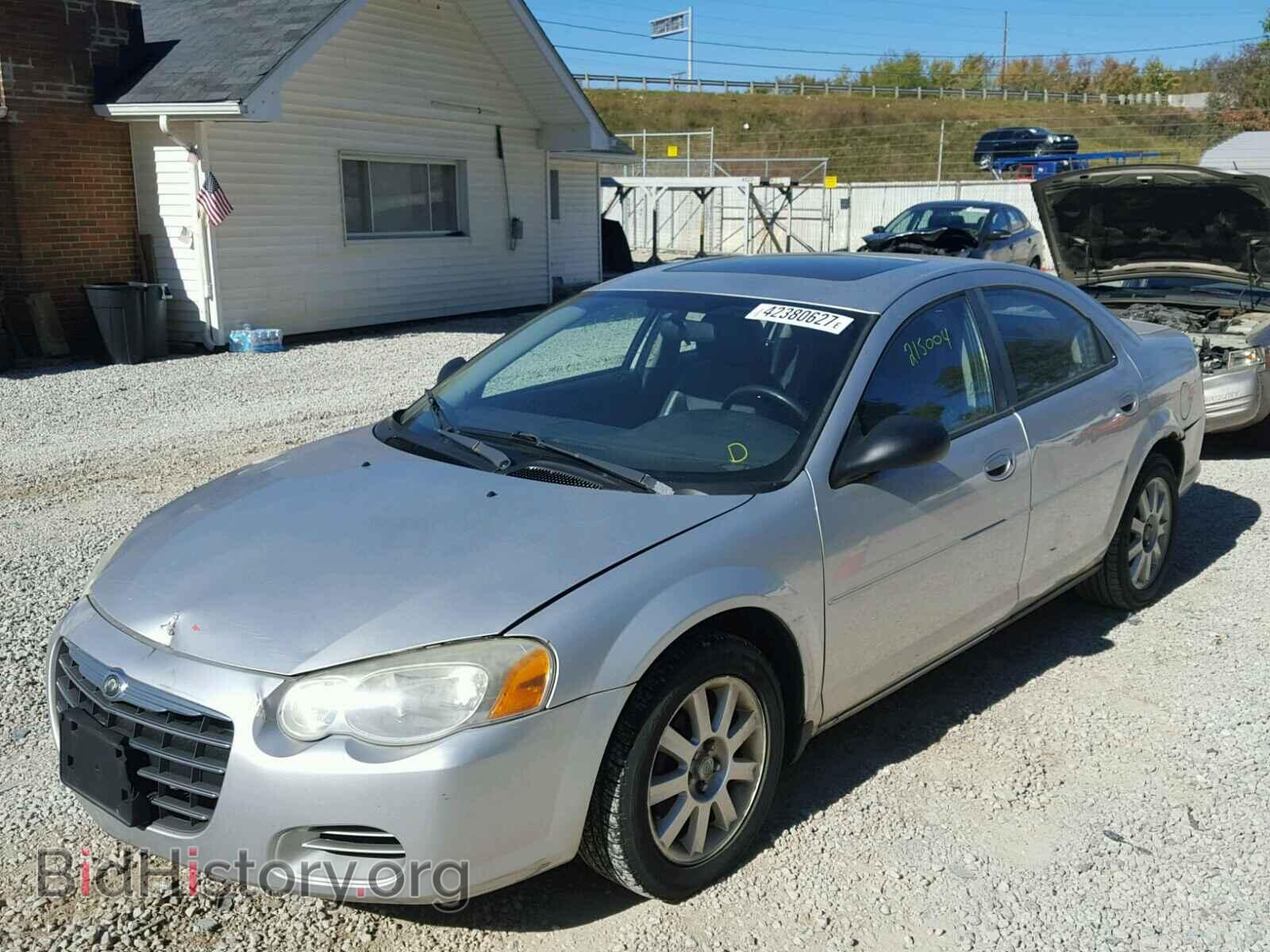 2004 CHRYSLER SEBRING - VIN: 1C3EL46X24N408795 - Фото 2