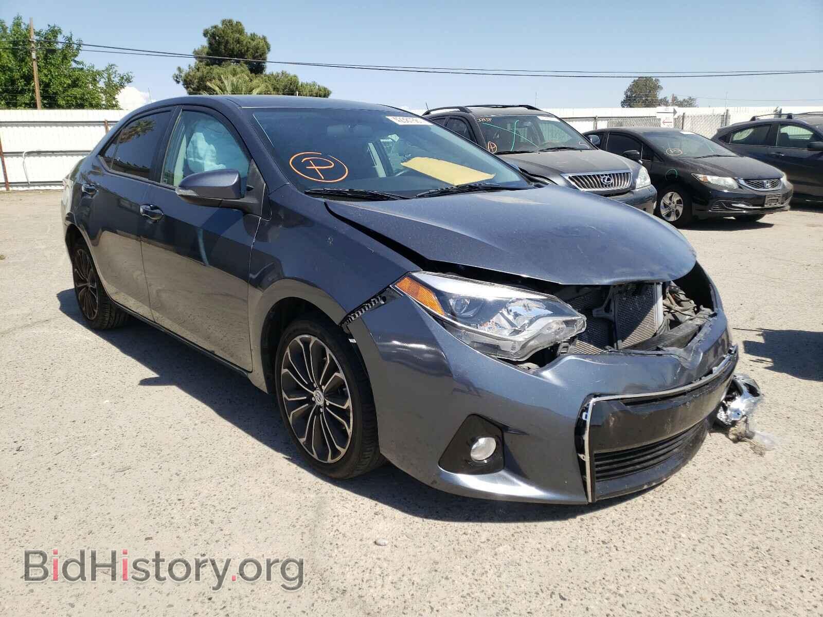 2014 Toyota COROLLA Corolla L (VIN 2T1BURHE4EC003479) — фото 1 из 10, Copart, повреждение: передняя часть