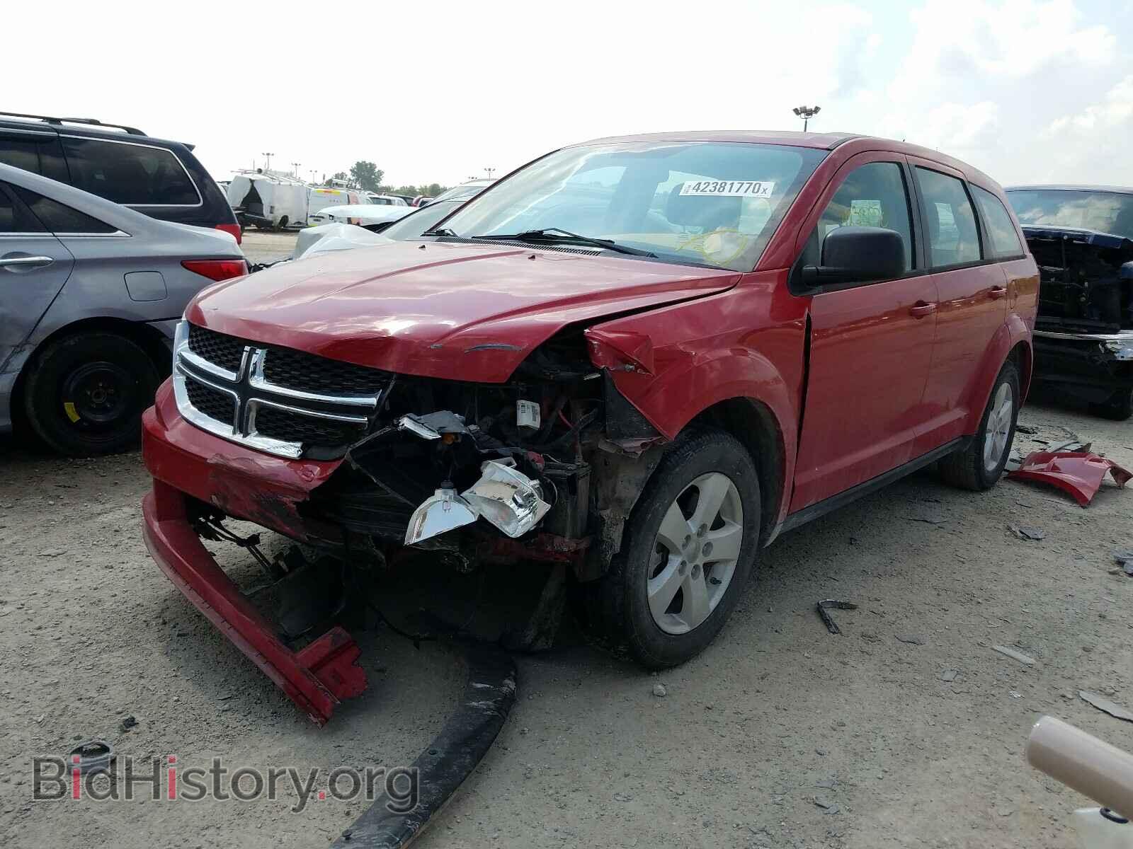 2013 DODGE JOURNEY - VIN: 3C4PDCAB6DT556441 - Фото 2