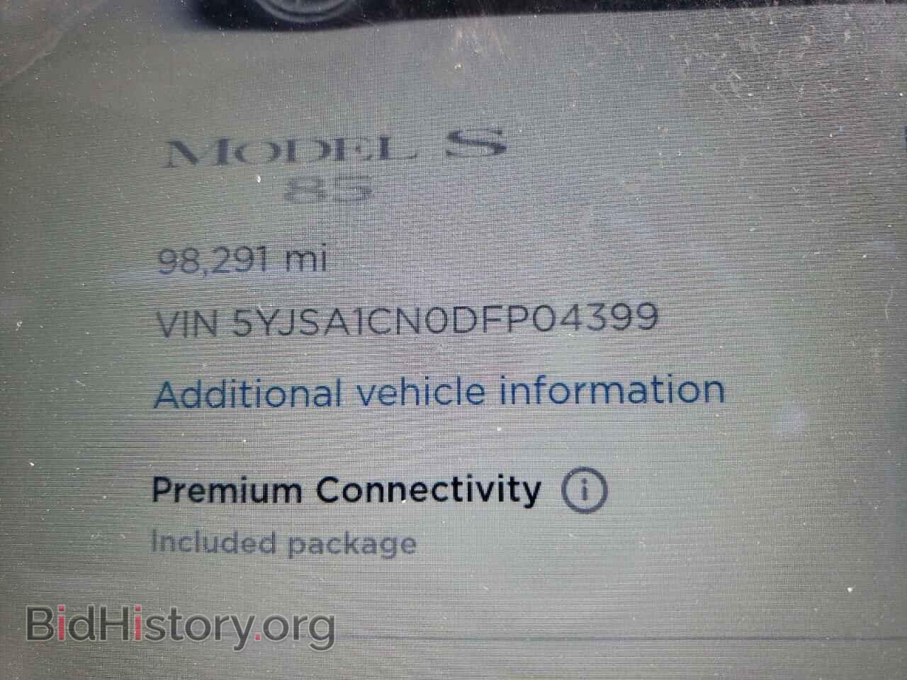 2013 TESLA MODEL S - VIN: 5YJSA1CN0DFP04399 - Photo 8
