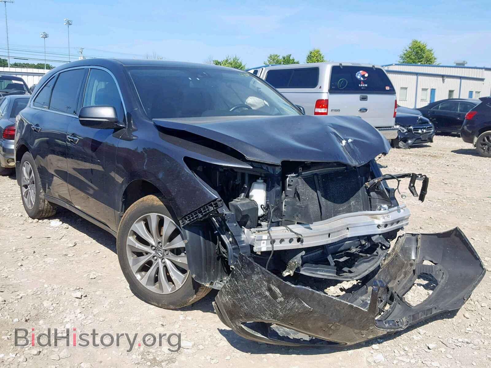 Фотография 5FRYD4H48EB022115 - ACURA MDX 2014