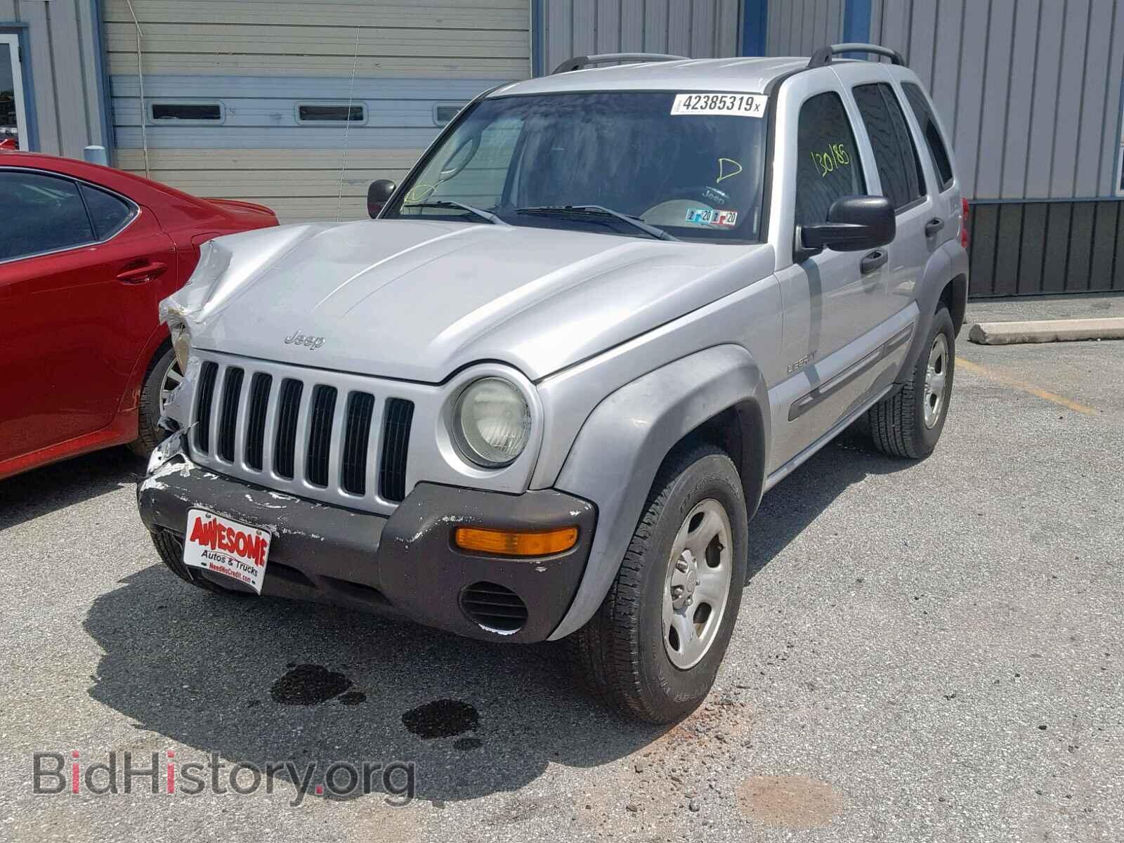 2004 JEEP LIBERTY SP - VIN: 1J4GK48K24W238564 - Фото 2