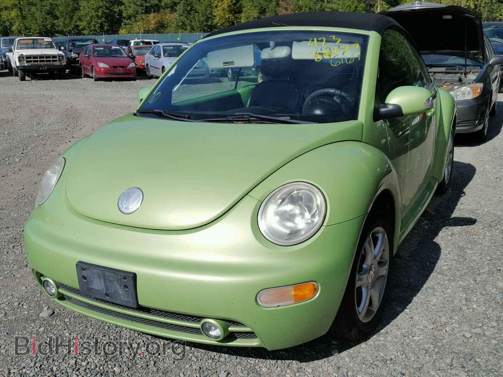 2005 VOLKSWAGEN BEETLE - VIN: 3VWCD31Y15M317259 - Фото 2