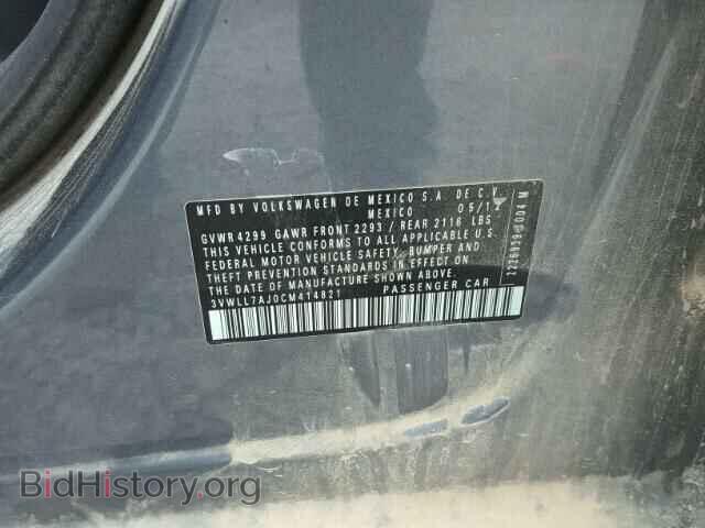 2012 VOLKSWAGEN JETTA - VIN: 3VWLL7AJ0CM414821 - Photo 10