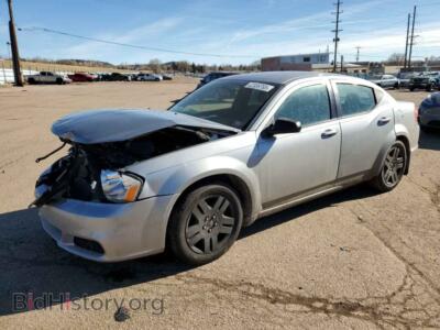 2014 Dodge AVENGER SE, серебристый — VIN 1C3CDZAG5EN219035, Copart